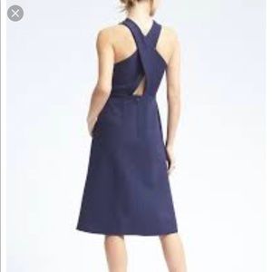 Banana republic navy dress